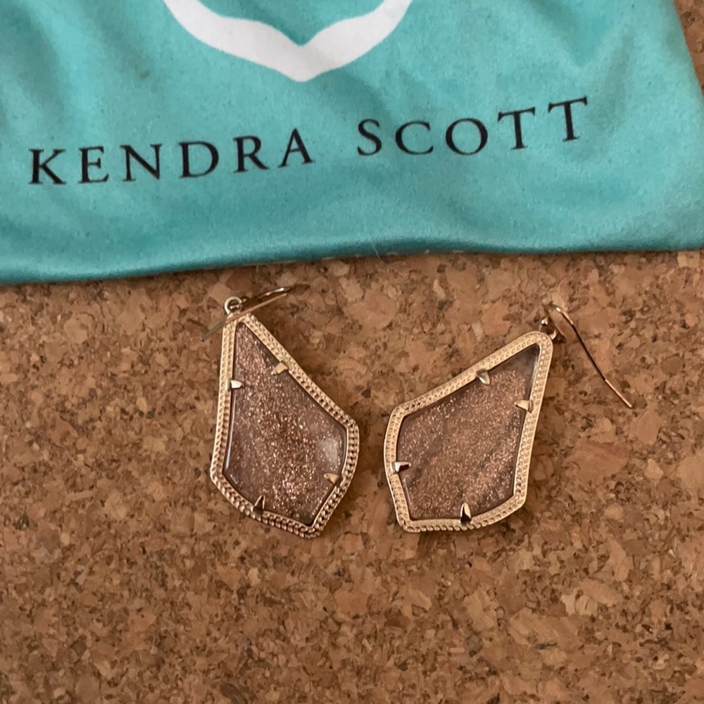 Kendra Scott Rose Gold Small Alex Earrings